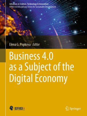 cover image of Business 4.0 as a Subject of the Digital Economy